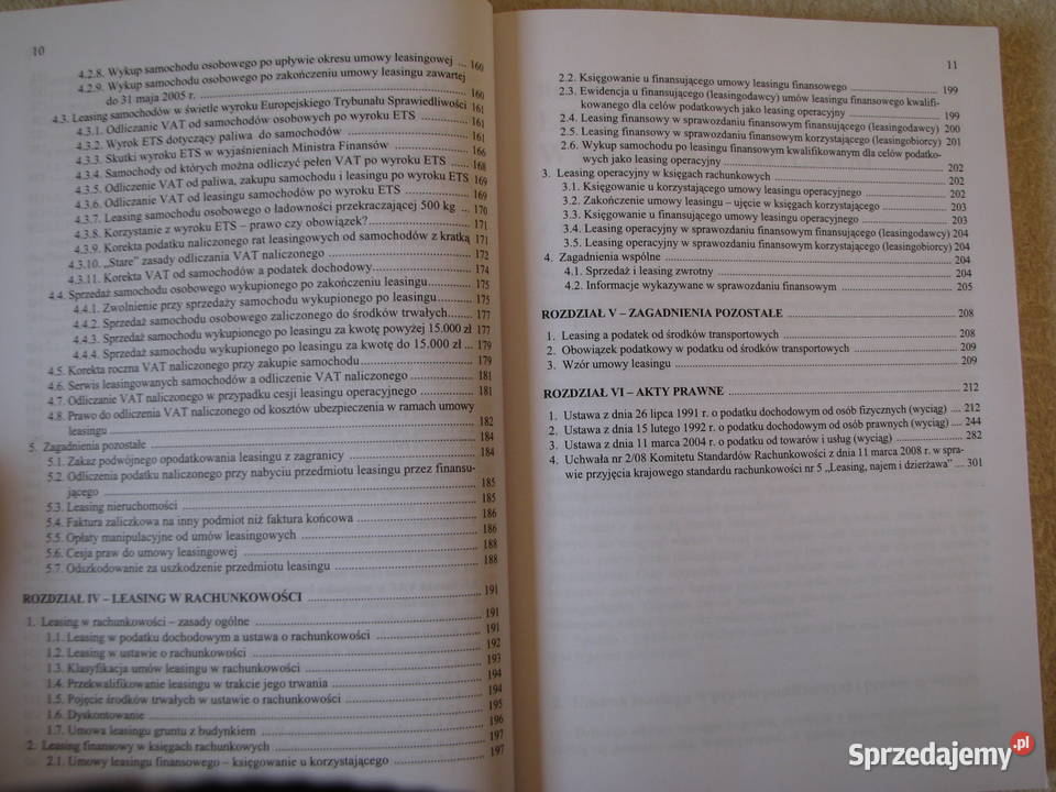 Leasing Bogdan Olszewski Dorota KosackaŁędzewicz Rok wydania 2009 małopolskie Brzegi