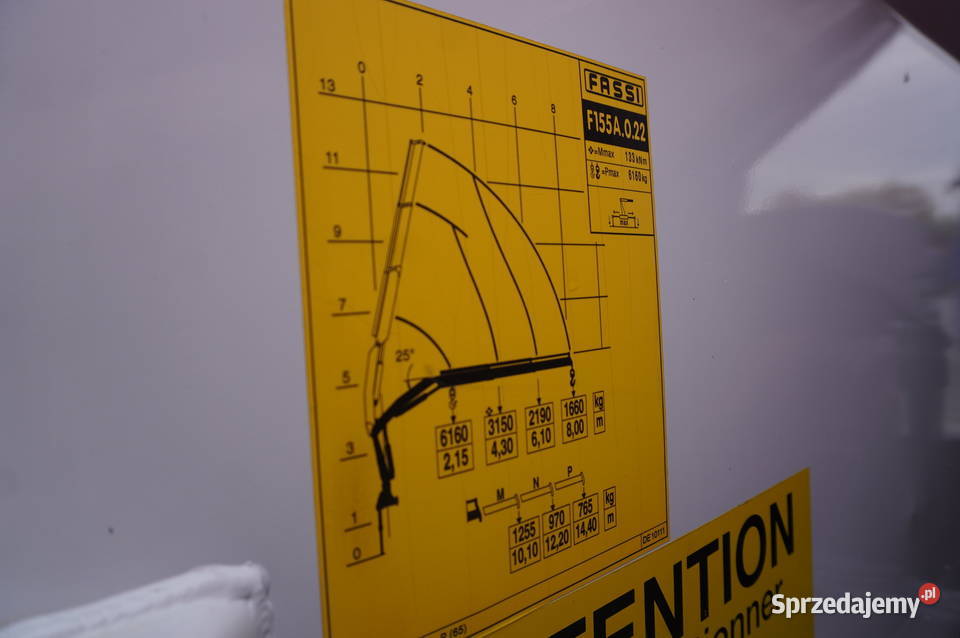 MercedesBenz Arocs 1830 Platforma 16 EPAL HDS Dźwigi samochodowe małopolskie sprzedam
