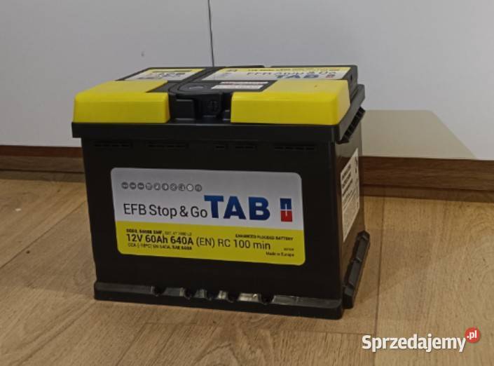 Akumulator TAB EFB 60Ah 640A EN Prawy Plus dolnośląskie Wrocław