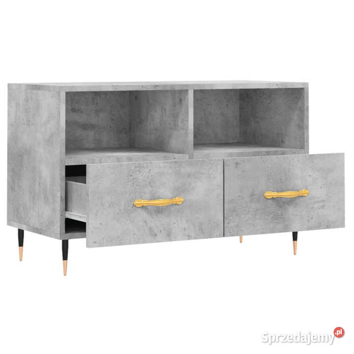 Szafka pod TV szarość betonu 80x36x50 WM828952 Warszawa