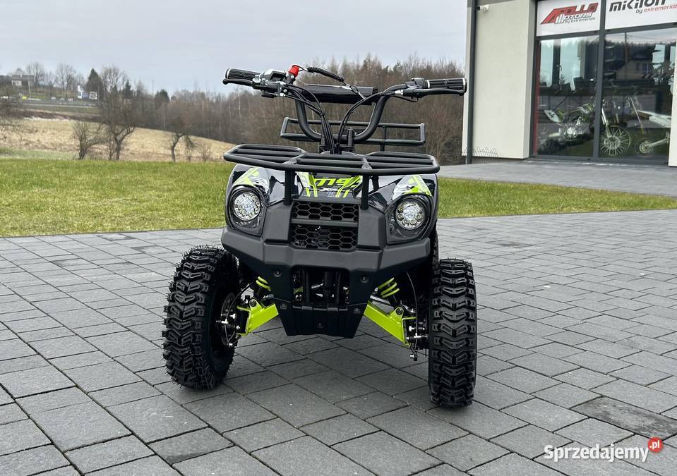 MINI QUAD DZIECI XTR M9E6 1000W CZARNO LIMONKOWY sprzedam