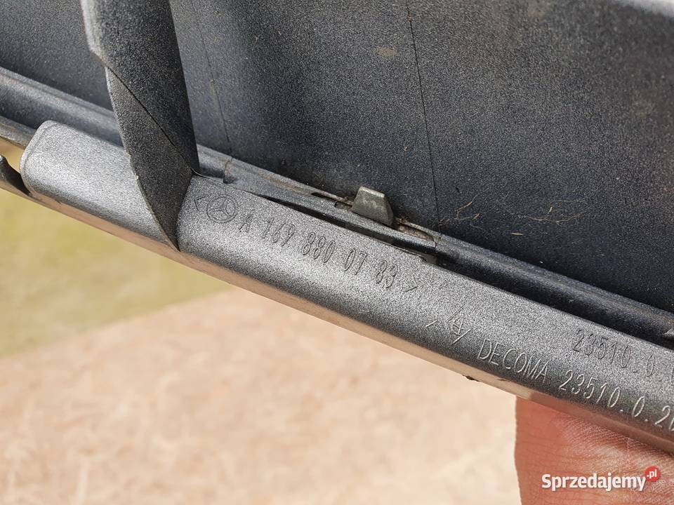 MERCEDES A169 GRILL ATRAPA ZDERZAKA PRZÓD osobowe wielkopolskie Międzychód