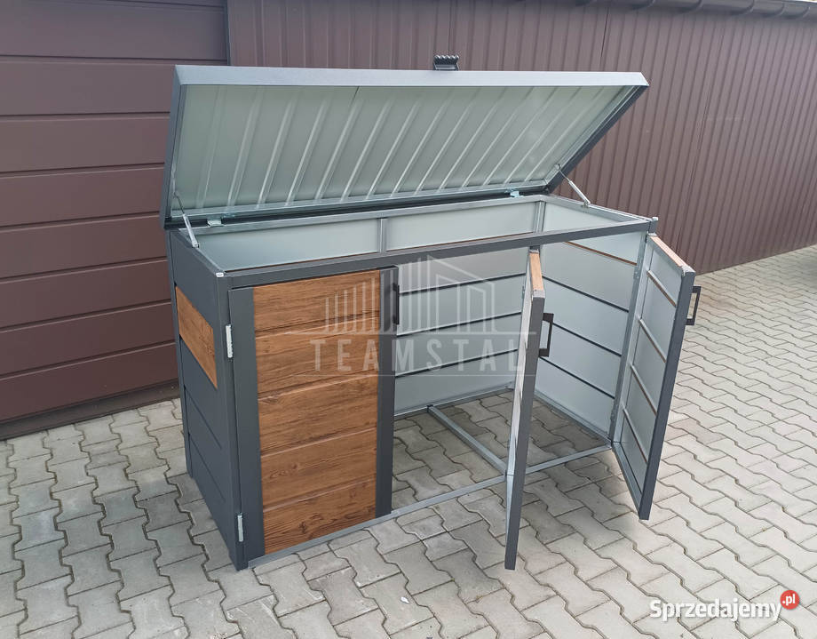 Zabudowa koszy na śmieci obudowa kubłów Gdynia