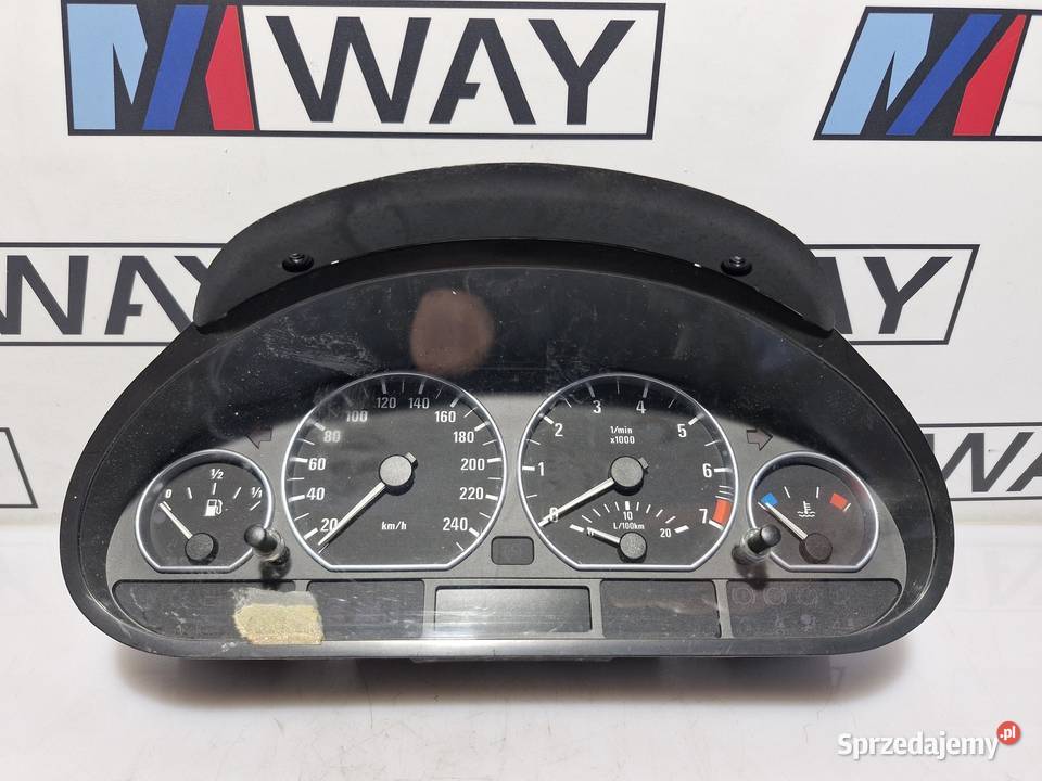 BMW E46 LICZNIK ZEGARY EUROPA ORYGINAŁ 6956981 Liczniki i zegary Wyposażenie wnętrza