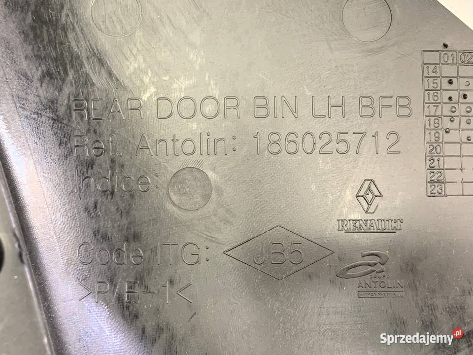 BOCZEK DRZWI LEWY TYŁ RENAULT MEGANE IV sprzedam