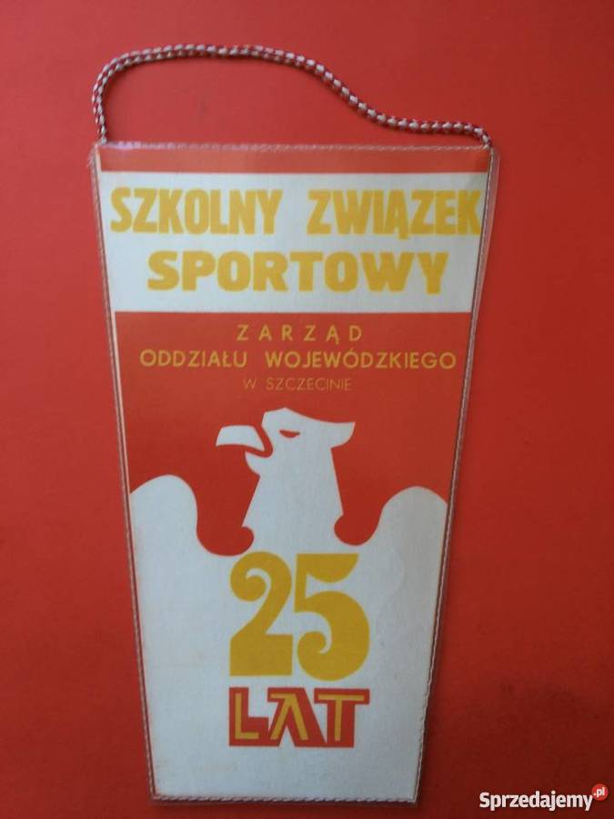 284 Proporczyk Szkolny Związek Sportowy Szczecin sprzedam