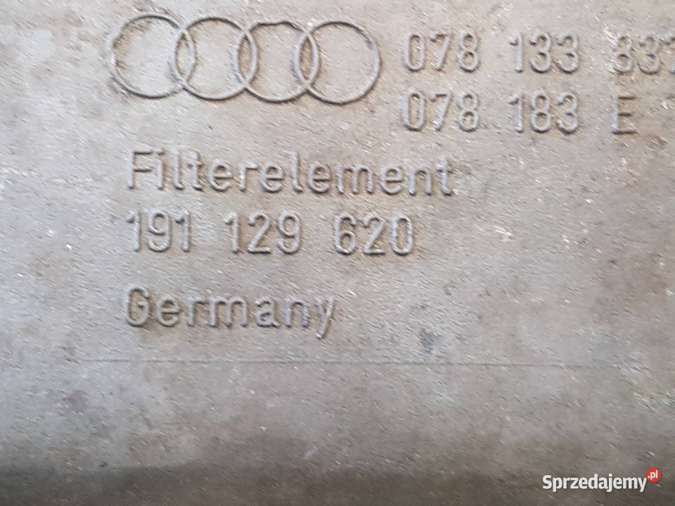 AUDI 80 B4 26 V6 OBUDOWA FILTRA POWIETRZA FILTR wielkopolskie Turek