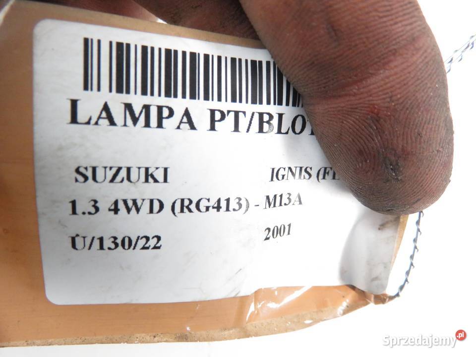 LAMPA PRAWA TYLNA SUZUKI IGNIS FH 3565574G0R osobowe sprzedam
