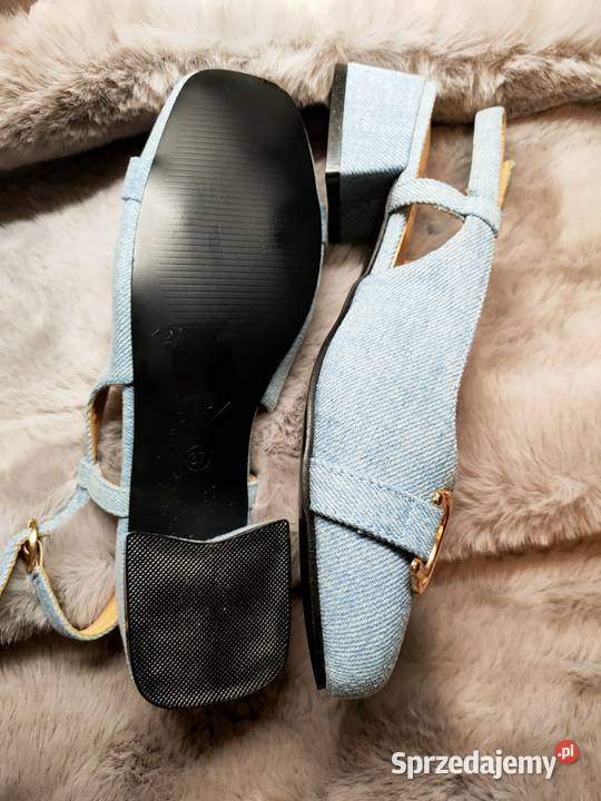 Nowe sandały damskie Sergio Todzi obcas 37 jeans Warszawa