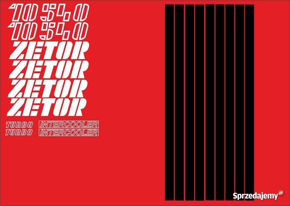 naklejki zetor 10540 turbo kujawsko-pomorskie
