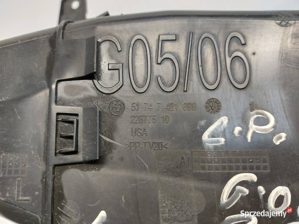 BMW G05 X5 30d 2019r WLOT KANAŁ POWIETRZA LEWY