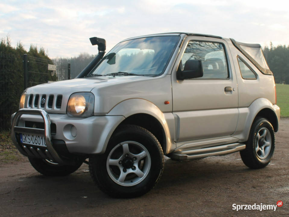 Suzuki Jimny 13 Benzyna 80 4X4 Cabrio NAPĘDY 1300cm3 pomorskie Zielenin sprzedam