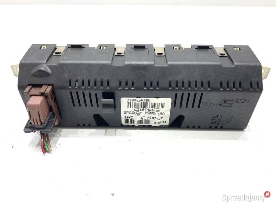 WYŚWIETLACZ PEUGEOT 207 9664644280 0615 EKRAN osobowe