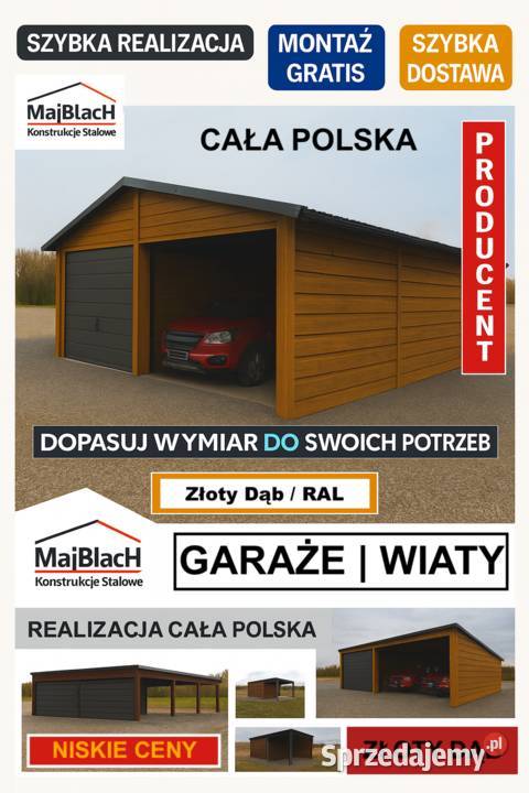 Blaszak Złoty DąbGaraż BlaszanyProducent Montaż Turek