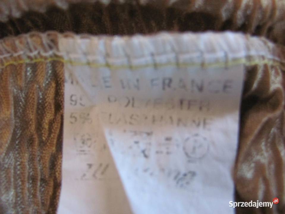 złota spódnica na gumce r40 Ołówkowa  Zamość