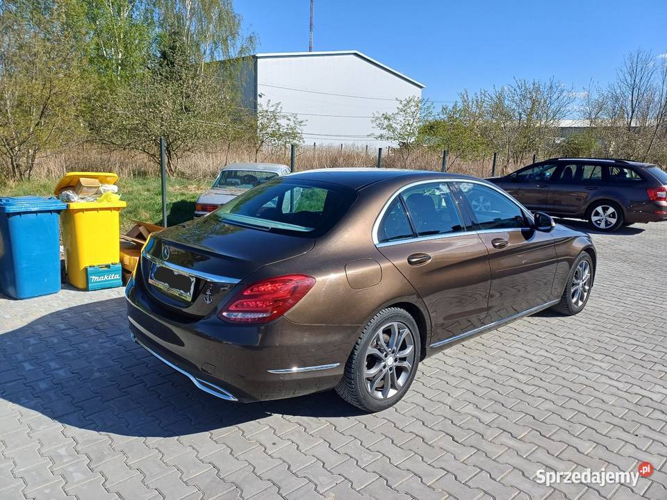 Mercedes w205 c180 benzyna brąz automat krajowy Janki sprzedam