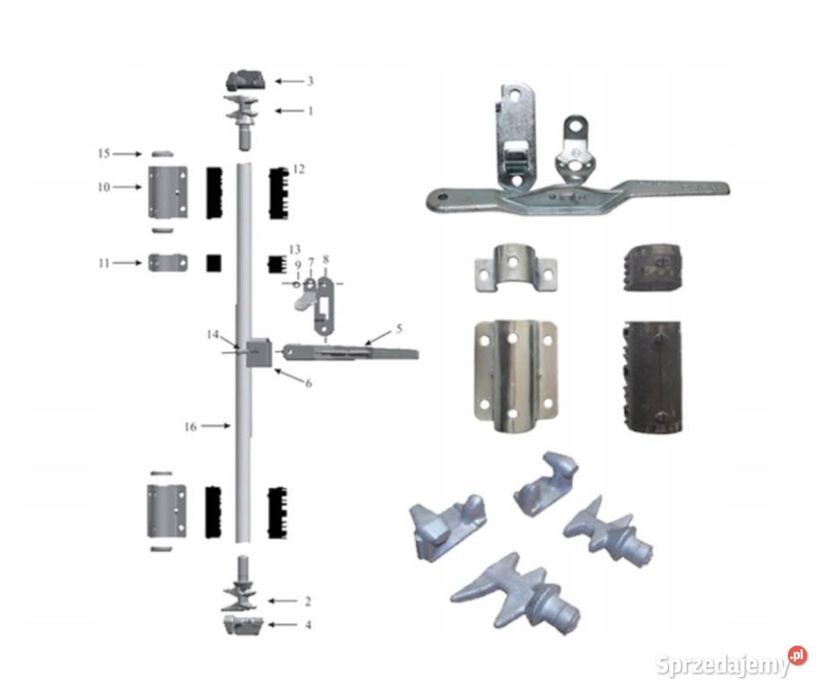 Zestaw zamykający do drzwi kontenera morskiego Gorzów Wielkopolski