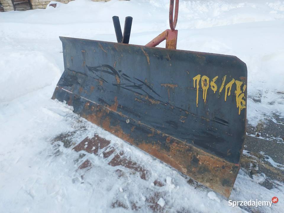 Pług do śniegu ziemi spychacz