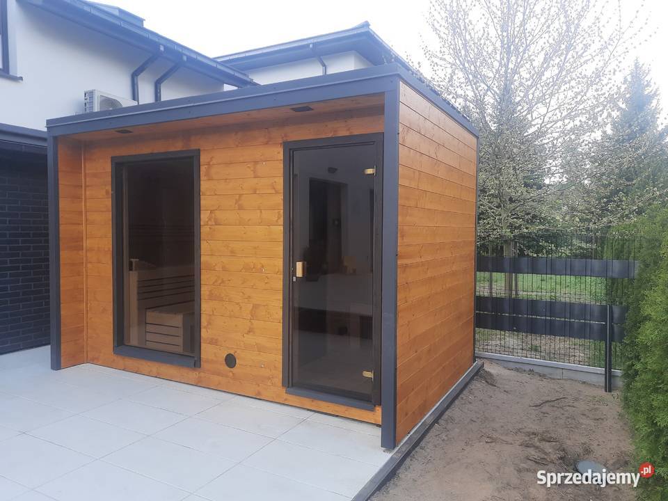 Sauna ogrodowa z piecem na drewno elektrycznym Radomsko sprzedam