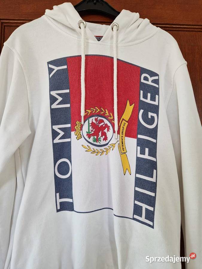 Bluza biała z kapturem Tommy Hilfiger rozmiar S Bibice sprzedam