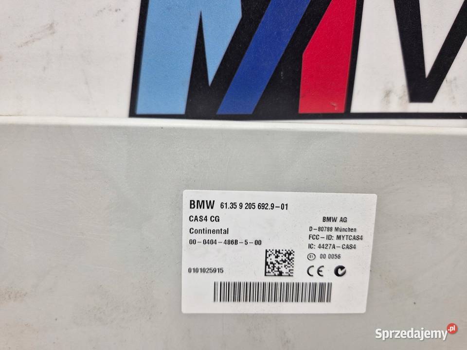 BMW F01 F10 F12 X3 F25 MODUL STEROWNIK CAS CAS4
