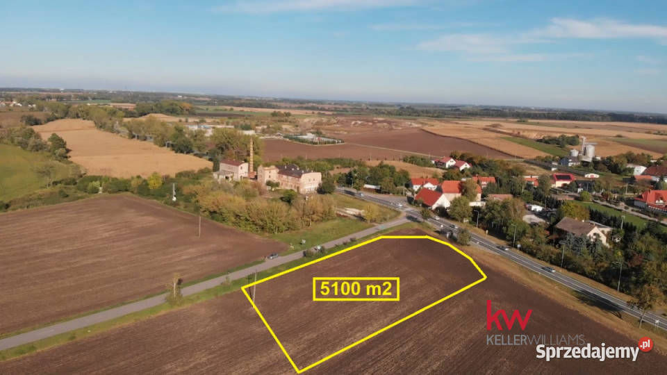 sprzedaży działki 5100 metrów Rolantowice dolnośląskie