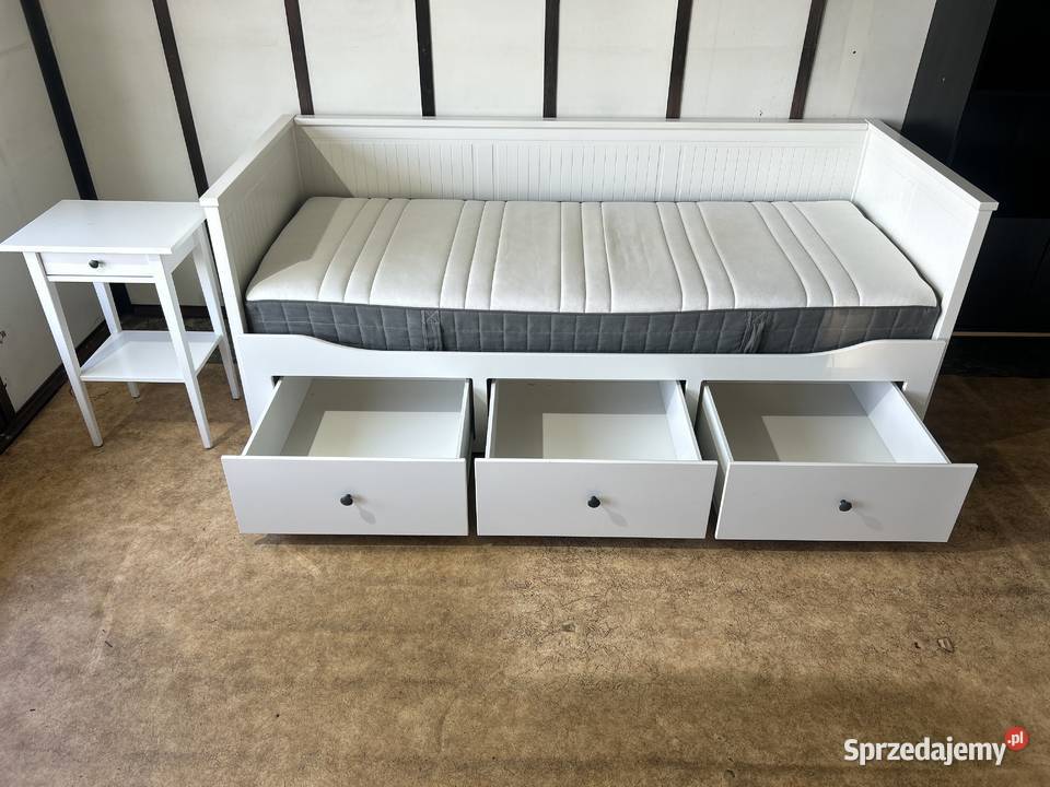 IKEA HEMNES Łóżko Leżanka z 3 szufladami 2 Rybnik