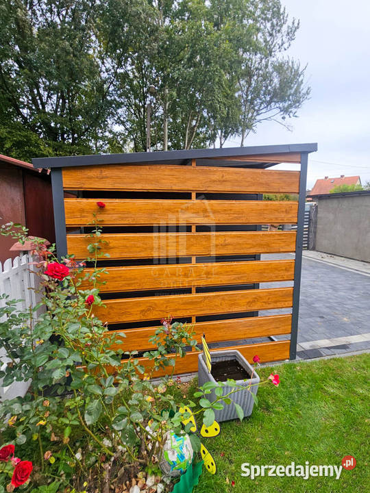 Schowek Domek Ogrodowy 5x2m wiata 08x2m Brama