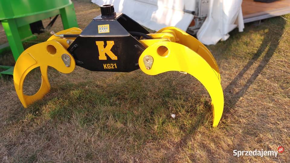 Chwytak 21 otwiera się na szerokość 1250 mm a Sosnowice sprzedam