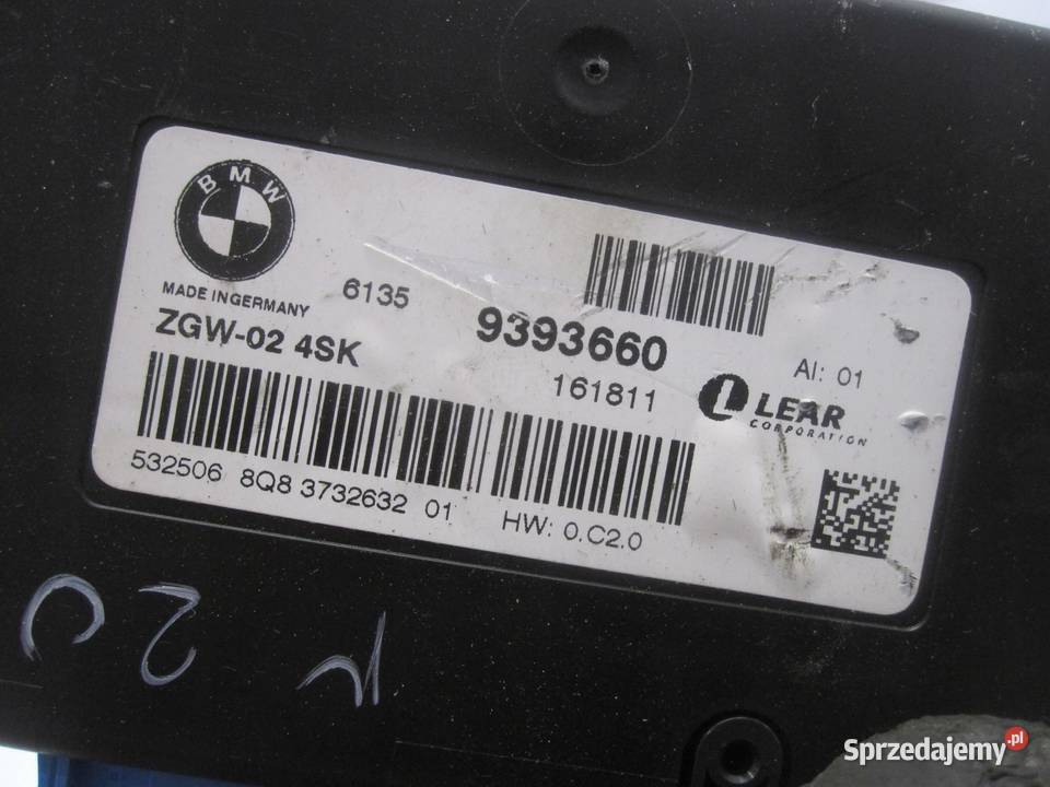 BMW F10 LIFT moduł gateway 9393660 osobowe