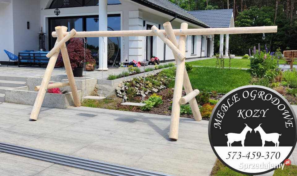 PROMOCJA Huśtawka ogrodowa drewniana plac zabaw dolnośląskie Legnica