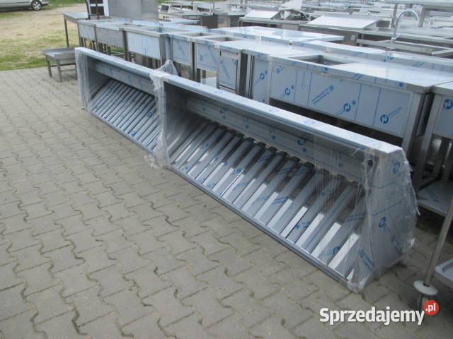 OKAP GASTRONOMICZNY TRAPEZOWY Z FILTRAMI 4007040 Ostrów Wielkopolski