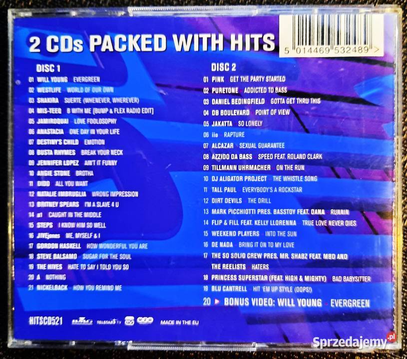 Podwójny Album 2XCD HITS 52 Największe Disco 40 Katowice