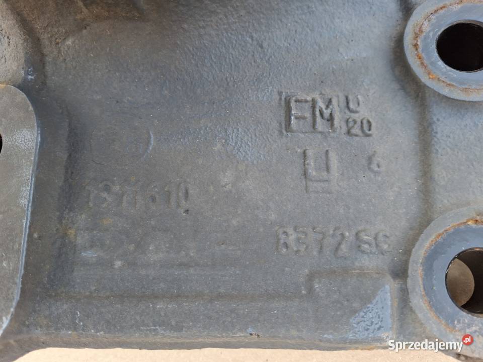 DAF XF 106 STREFA ZGNIOTU ŻELIWO ŁAPA MOCOWANIE