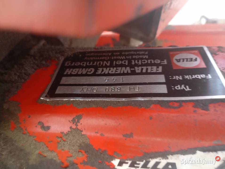 Przetrząsarka do siana Fella Th 680 hydro nie Radom