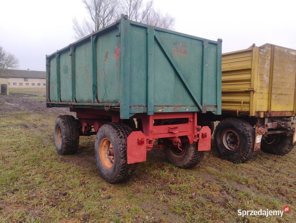 Przyczepy rolnicze kassbohrer 810 ton wywrotka kujawsko-pomorskie Plesewo