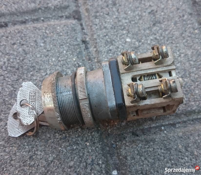 Przycisk sterowniczy Stacyjka 500 V 25 A Made In Ostrów Wielkopolski