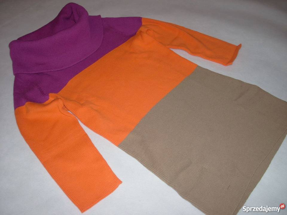 Sweter Tunika komin duży NOWY M L XL Swetry i golfy Nowy Sącz