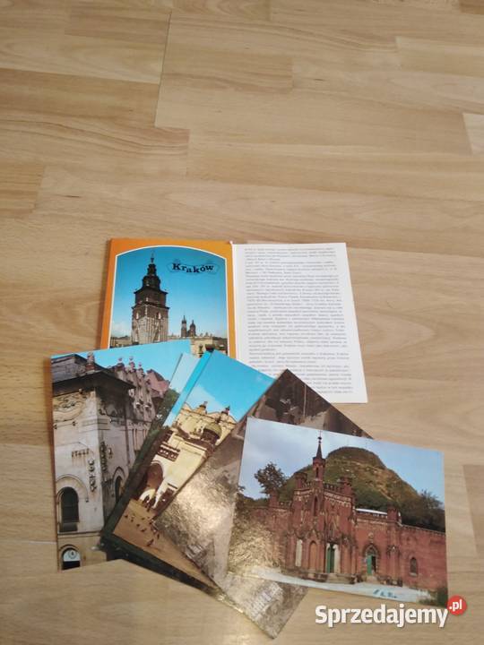 Zestaw 9 Pocztówek w Obwolucie Kraków PRL Wałbrzych