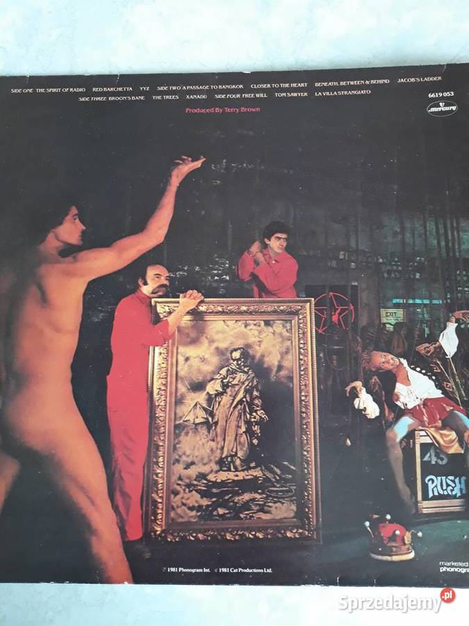RUSH Exit Stage Left Live 2LP Mercury 1981 rock