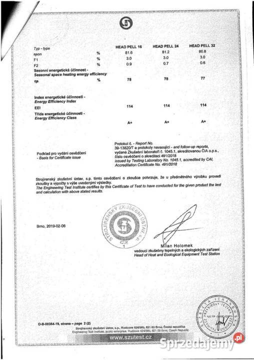 Kocioł co HeadPell 24 kW pellet piec Kotły i Piece CO Dziadowa Kłoda sprzedam