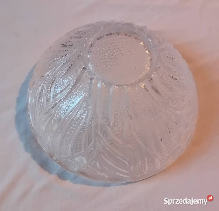 Miska kryształowa produkt eksportowy PRL Styl Antyki, Sztuka, Kolekcje