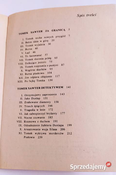 TOMEK SAWYER GRANICĄ TOMEK SAWYER DETEKTYWEM M Hajnówka