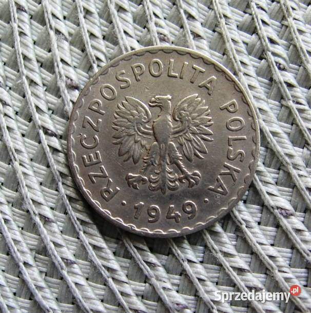 Polska 1 1949r Miedzionikiel Kalisz