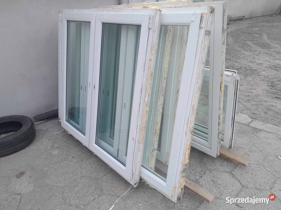 Okna plastikowe z demontażu różne rozmiary 5 Choceń