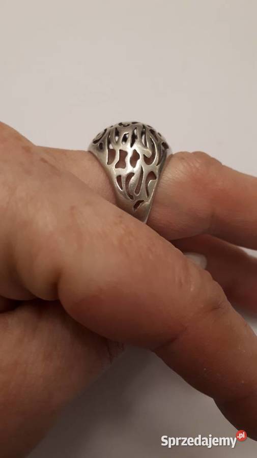 pierścionek srebrny ażurowy Radom