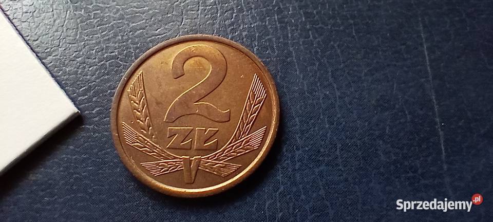Stare monety 2 złote 1981 PRL Polska cudo Lesko