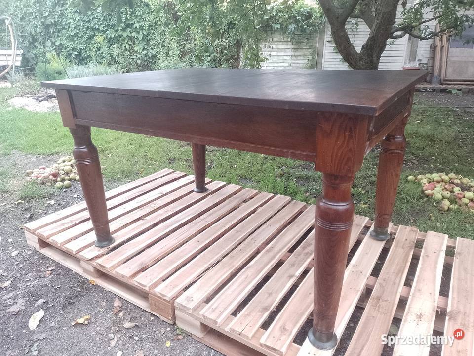Stół dębowy rozkładany antyk Osse
