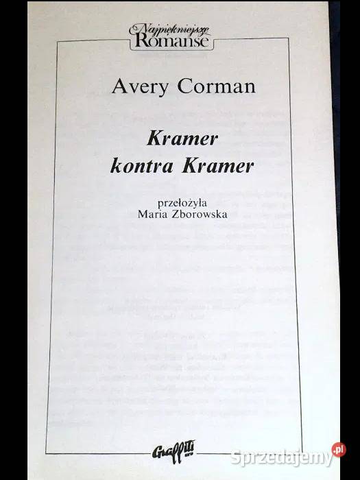 Kramer kontra Kramer Avery Corman Chełm
