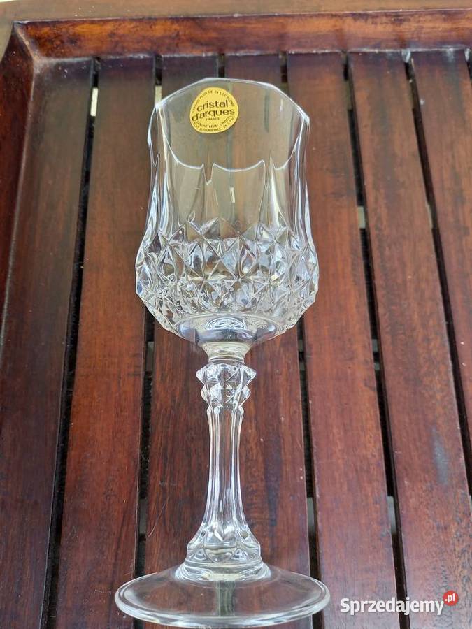 Francuskie kryształowe kieliszki do wina 6 Ceramika i szkło Ceramika i szkło Warszawa sprzedam